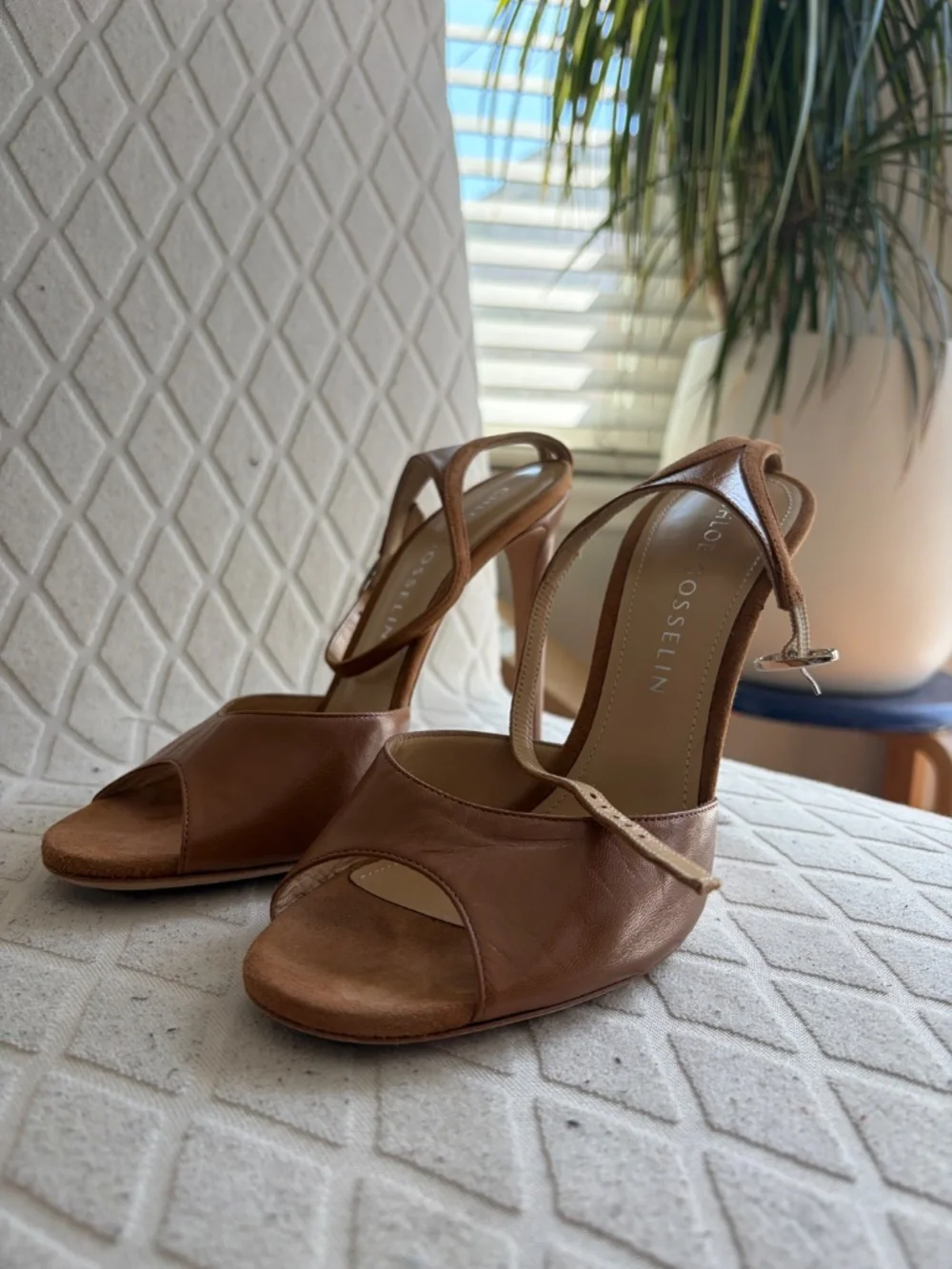 Chloé Gosselin Italian Leather Stiletto Heels 🤎